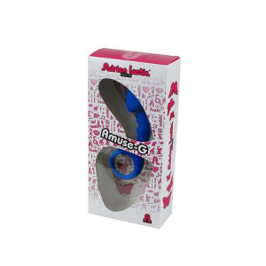 Анальная пробка Adrien Lastic Budy Blue со стимулирующей ножкой, макс. диаметр 2,5см. Photo 3