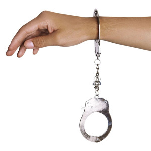Наручники металеві Adrien Lastic Handcuffs Metallic (поліцейські). Photo 3