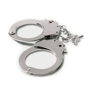 Наручники металеві Adrien Lastic Handcuffs Metallic (поліцейські). Photo 2