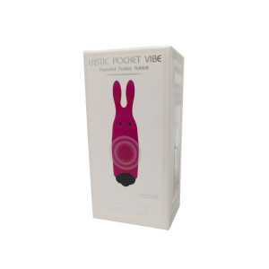 Віброкуля Adrien Lastic Pocket Vibe Rabbit Pink зі стимулювальними вушками. Photo 2