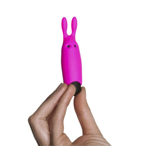 Віброкуля Adrien Lastic Pocket Vibe Rabbit Pink зі стимулювальними вушками. Photo 3