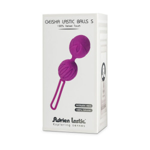 Вагінальні кульки Adrien Lastic Geisha Lastic Balls Mini Magenta (S), діаметр 3,4 см, вага 85 г. Photo 3