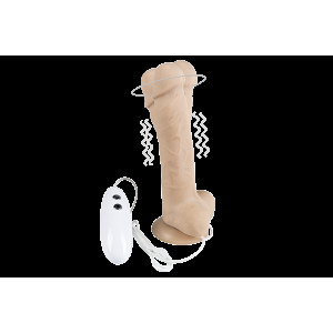 Фалоімітатор з вібрацією і ротацією Alive Cesar Vibro Plus FutureSkyn, діаметр 3,5 см, реалістичний