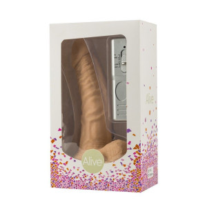 Фалоімітатор з вібрацією Alive Dr.No, ПВХ, діаметр 4,6 см. Photo 2