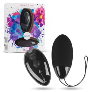 Потужне віброяйце Alive Magic Egg MAX Black з пультом ДК, потужне. Photo 2