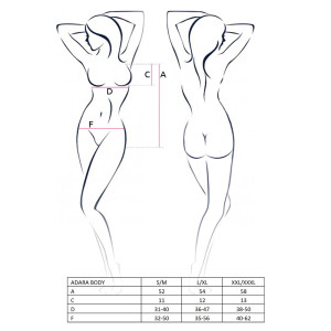 Боді монокіні ADARA BODY red S/M - Passion. Photo 3