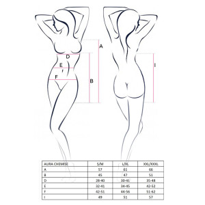 Розпродаж!!! Сорочка сукня AURA CHEMISE black XXL/XXXL - Passion. Photo 3