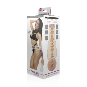 Мастурбатор Fleshlight Girls: Kissa Sins - Insatiable, зі зліпка вагіни, дуже ніжний. Photo 2