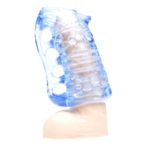 Мастурбатор Fleshlight Fleshskins Grip Blue Ice, надійна фіксація на руці, відмінно для пар та мінет. Photo 2