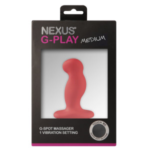 Вібромасажер простати Nexus G-Play Plus M Red, макс діаметр 3 см, перезаряджається. Photo 2