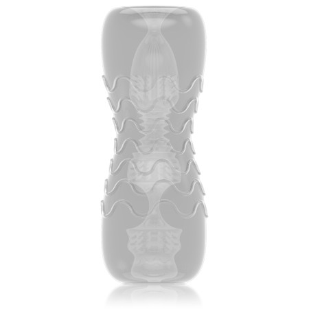 Мастурбатор Dorcel Double OO, двосторонній, два рельєфи