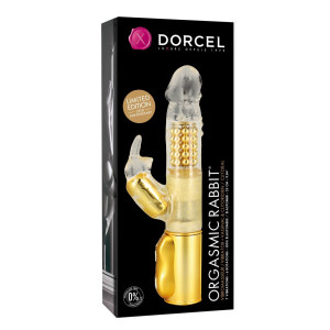 Вібратор-кролик Dorcel Orgasmic Rabbit Gold з перлинним масажем. Photo 2