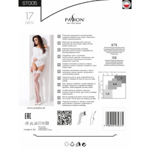 Панчохи ST005 5 bianco - Passion. Photo 3