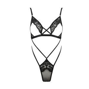 Боді монокіні з відкритими грудьми DIABOLINA BODY black L/XL - Passion. Photo 3