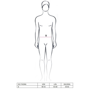 Розпродаж!!! Чоловічі стрінги з блискучим гульфіком Passion 015 THONG silver XXL/XXXL. Photo 3