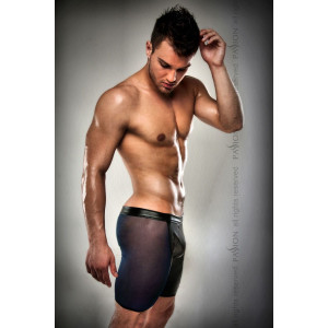 Розпродаж!!! Прозорі чоловічі шортики Passion 026 SHORT black XXL/XXXL