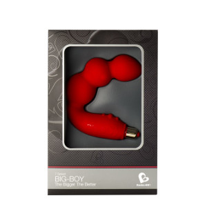 Вібромасажер простати Rocks Off Big-Boy Red,  масаж промежини, макс. діаметр 4,5 см. Photo 2