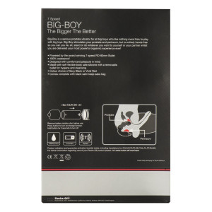 Вібромасажер простати Rocks Off Big-Boy Red,  масаж промежини, макс. діаметр 4,5 см. Photo 3