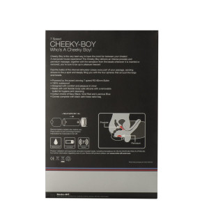 Вібромасажер простати Rocks Off Cheeky-Boy Black, масаж промежини, макс діаметр 3,5 см. Photo 3