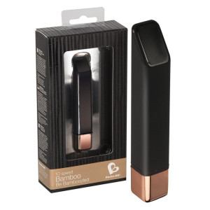 Вибратор Rocks Off Bamboo Noir Gold. Photo 2