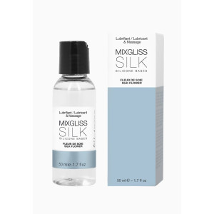 Лубрикант на силіконовій основі MixGliss SILK - FLEUR DE SOIE (50 мл) (м'ята упаковка!!!)