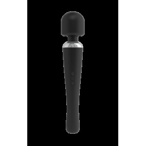 Потужний вібромасажер Dorcel Megawand Black перезаряджуваний, 160 режимів