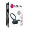 Ерекційне кільце Dorcel Power Clit Plus з вібрацією, перезаряджається, з язичком та щіточкою