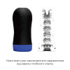 Мастурбатор Tenga Air-Tech Twist Ripple Blue зі змінною тугістю обхвату, ефект глибокого мінету