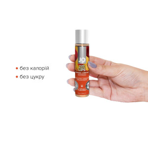 Змазка на водній основі System JO H2O — Peachy Lips (30 мл) без цукру, рослинний гліцерин. Photo 2