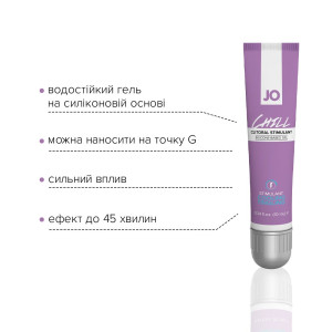 Розпродаж!!! Стимулювальний гель для клітора System JO CHILL COOLING (10 мл)  (термін 07.2024). Photo 3