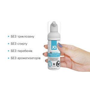 Розпродаж!!! М’яка пінка для очищення іграшок JO REFRESH (50 мл) (термін 09.2025). Photo 2