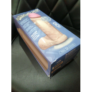 Фалоімітатор Doc Johnson The Realistic Cock 8 inch White - ULTRASKYN, Vack-U-Lock  (м'ята упаковка). Photo 2