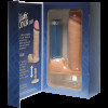 Фалоімітатор Doc Johnson The Realistic Cock 8 inch White - ULTRASKYN, Vack-U-Lock, діаметр 5,1 см
