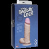 Фалоімітатор Doc Johnson The Realistic Cock 8 inch White - ULTRASKYN, Vack-U-Lock, діаметр 5,1 см