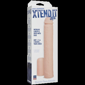 Насадка на член Doc Johnson Xtend It Kit White (м'ята упаковка!!!). Photo 3