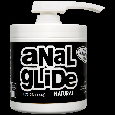 Анальна змазка на олійній основі Doc Johnson Anal Glide Natural (134 г) тривале ковзання