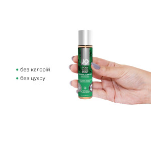Змазка на водній основі System JO H2O — Cool Mint (30 мл) без цукру, рослинний гліцерин. Photo 2