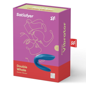 Вібратор для пар Satisfyer Double Whale з двома моторчиками. Photo 2