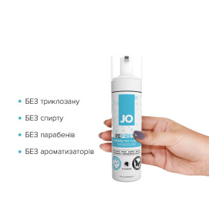 М’яка пінка для очищення іграшок System JO REFRESH (207 мл) дезінфікує, проникає глибоко. Photo 2