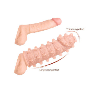 Насадка на член Kokos Extreme Sleeve ES.04 розмір M, потовщувальна, стимулюючий рельєф. Photo 2