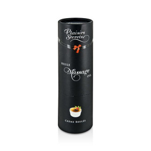 Масажна олія Plaisirs Secrets Creme Brulee (59 мл) з афродизіаками їстівна, подарункове паковання. Photo 3