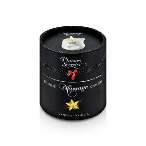 Масажна свічка Plaisirs Secrets Vanilla (80 мл) подарункове паковання, керамічний посуд. Photo 3