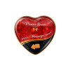 Розпродаж!!! Масажна свічка-серце Plaisirs Secrets Caramel (35 мл) (термін 09.2025)