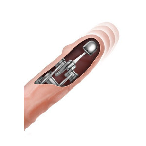 Фалоімітатор-пульсатор із вібрацією Real Body — Magic Ram  (м'ята упаковка!!!). Photo 3