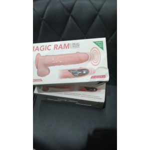 Фалоімітатор-пульсатор із вібрацією Real Body — Magic Ram  (м'ята упаковка!!!). Photo 2