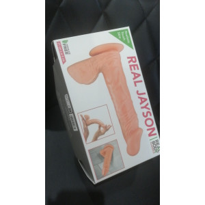 Фалоімітатор Real Body — Real Jayson Flesh, TPE, діаметр 4 см (м'ята упаковка!!!). Photo 2