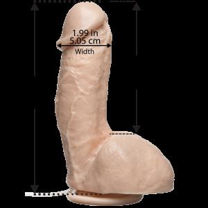 Фалоімітатор, що кінчає Doc Johnson The Amazing Squirting Realistic Cock, ПВХ, діаметр 5,1см. Photo 2