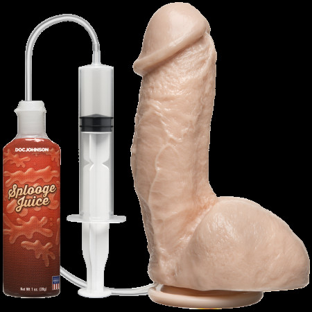Фалоімітатор, що кінчає Doc Johnson The Amazing Squirting Realistic Cock, ПВХ, діаметр 5,1см