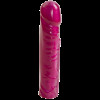 Фалоімітатор Doc Johnson Radiant Gems 8 Inch Fuchsia, діаметр 4,3 см, антибактеріальний ПВХ