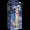Фалоімітатор Doc Johnson The Realistic Cock 6 inch ULTRASKYN, діаметр 4,3 см, плавне регулювання